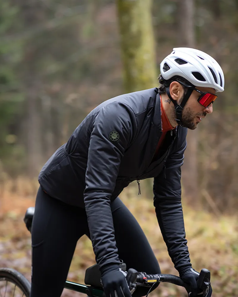Santini Gravel Alpha Trail Windproof Jacket in Black-3